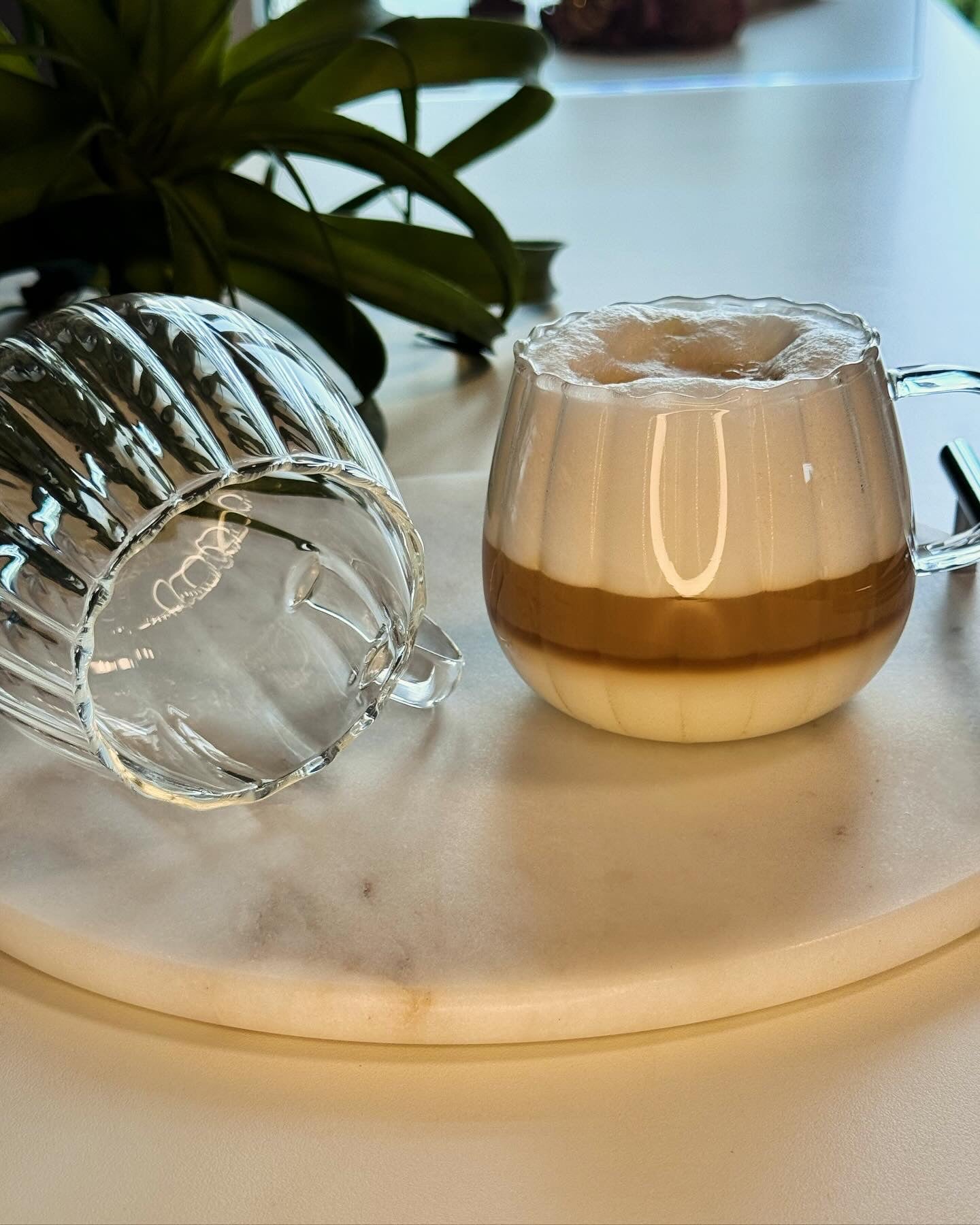 2er Set 'Riffle Cup' Borosilikatglas (400ml) - Namsalhome