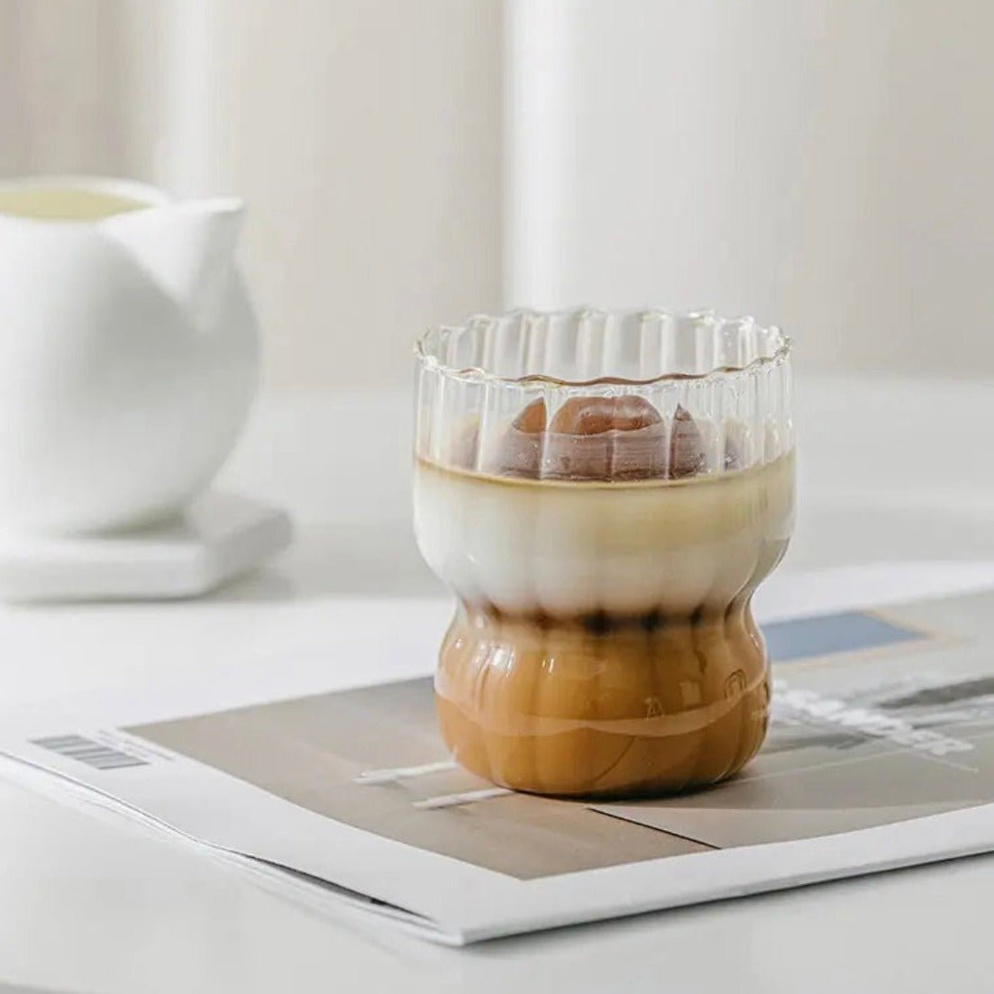 2er Set 'Stripe' Borosilikatglas (310ml) - Namsalhome
