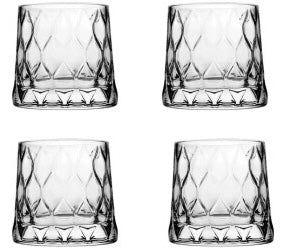 4er Set 'Leafy Short' Trinkglas (300ml) - Namsalhome