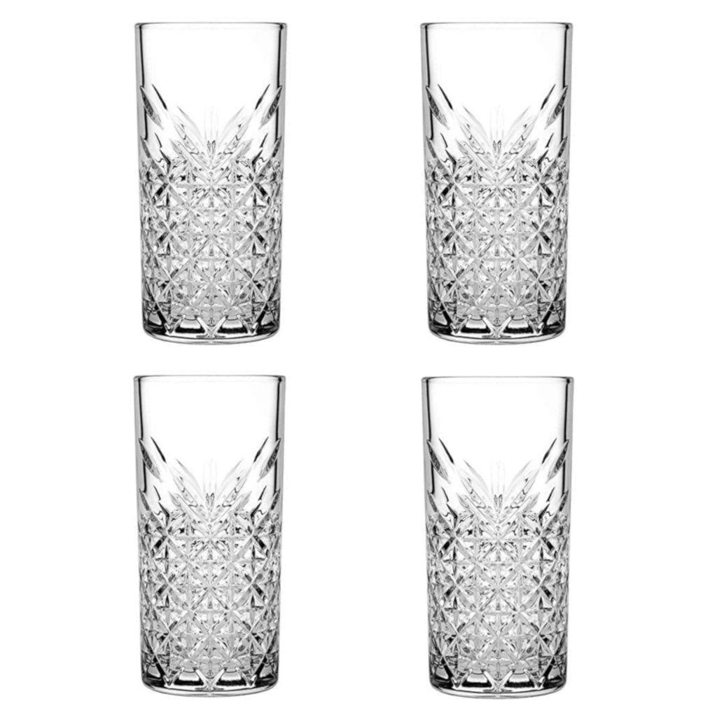 4er Set 'Timeless Long' Trinkglas (365ml) - Namsalhome
