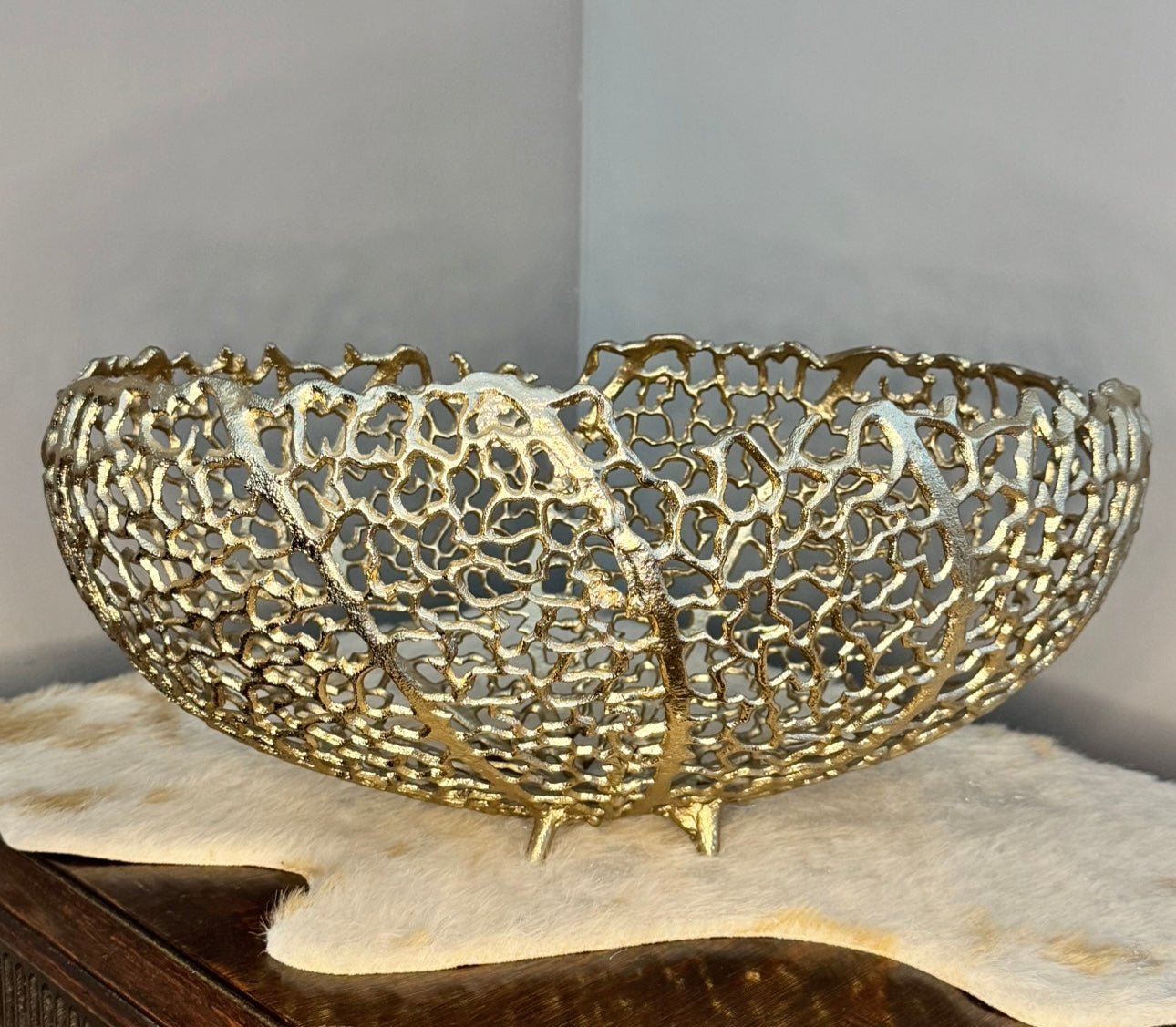 'Almeda Gondol' Gold - Dekoschale in 3 Größen - Namsalhome