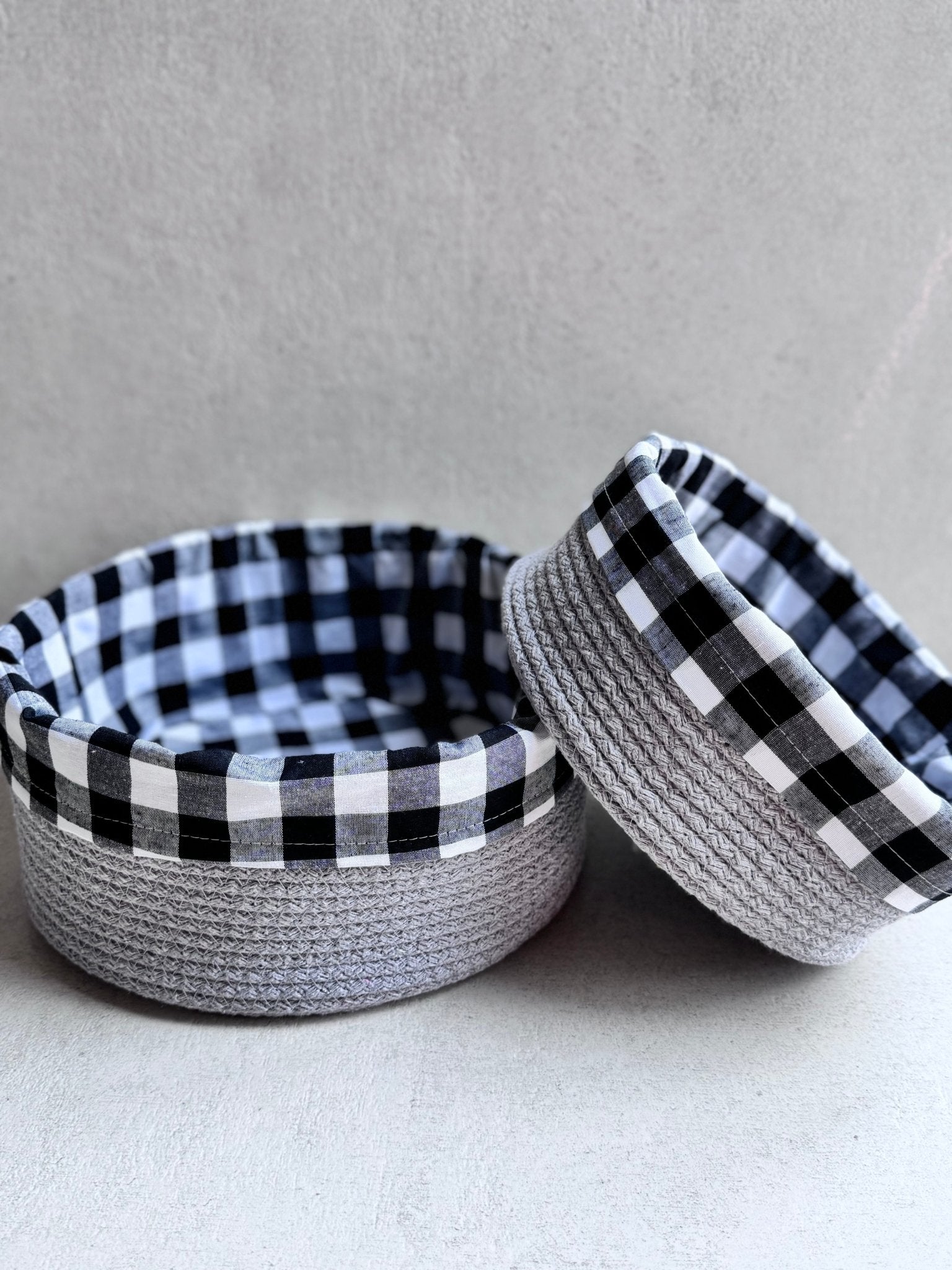 Brotkorb Grau (2er Set) - Namsalhome