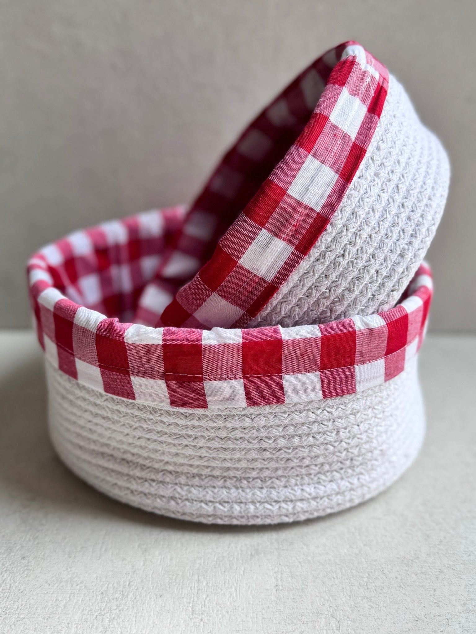 Brotkorb Weiss (2er Set) - Namsalhome
