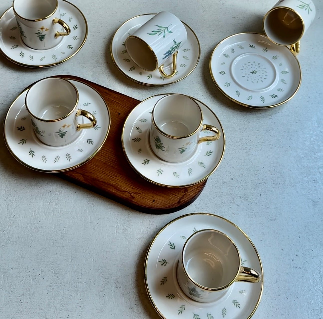 'Cicek' Mokkatassen - Set 12tlg. für 6 Personen - Namsalhome