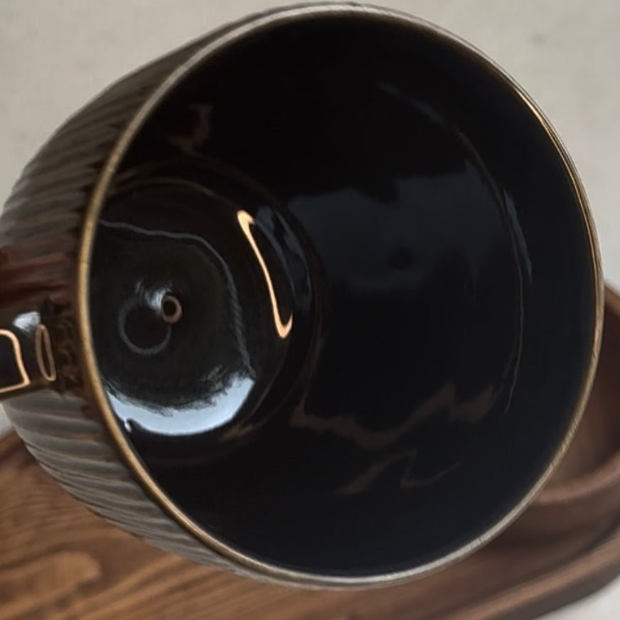 'Ferro' Henkeltasse - Dunkelblau (235ml) - Namsalhome