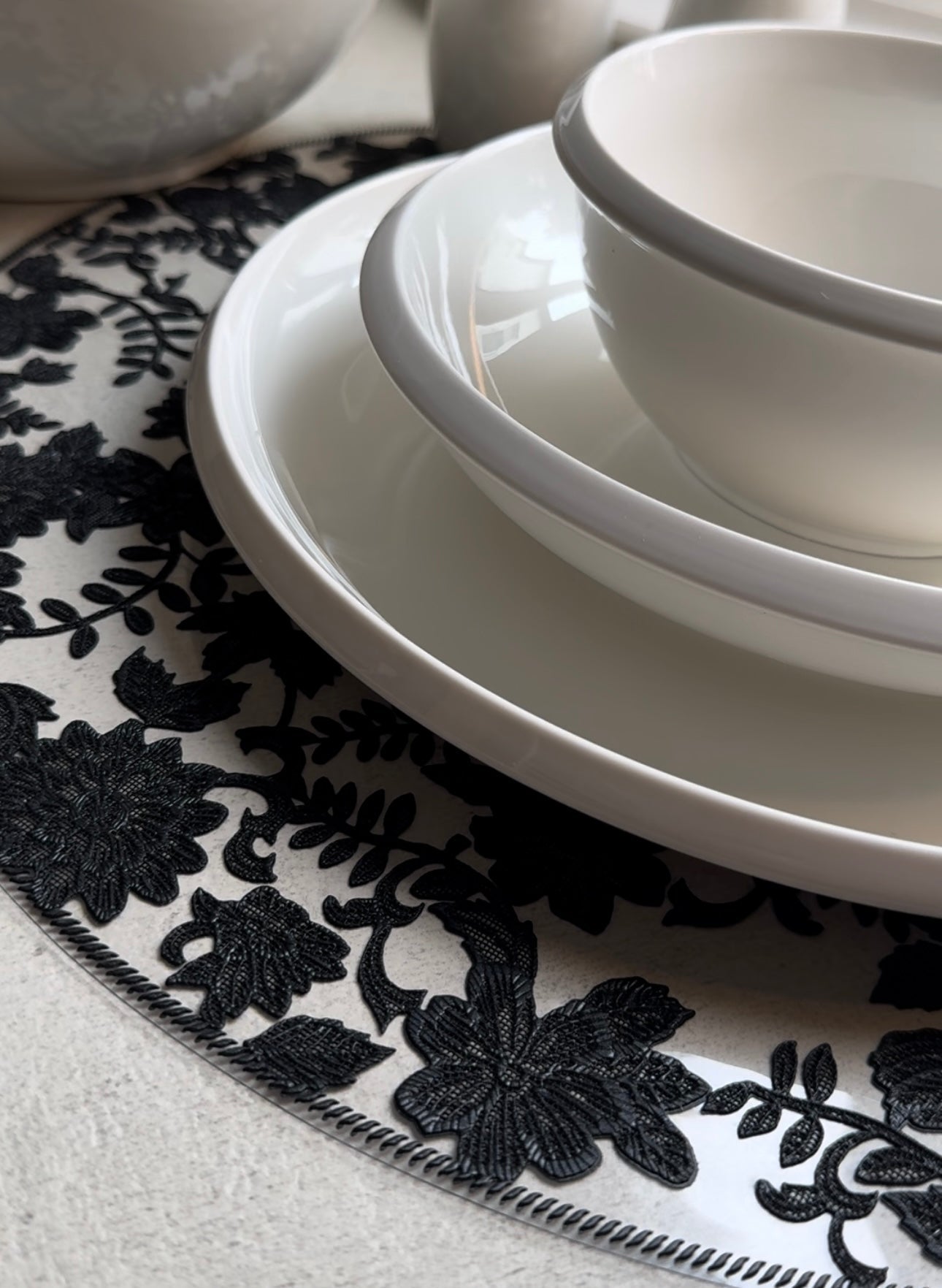 Platzset Kunststoff - 6er Set (⌀38cm) - Namsalhome