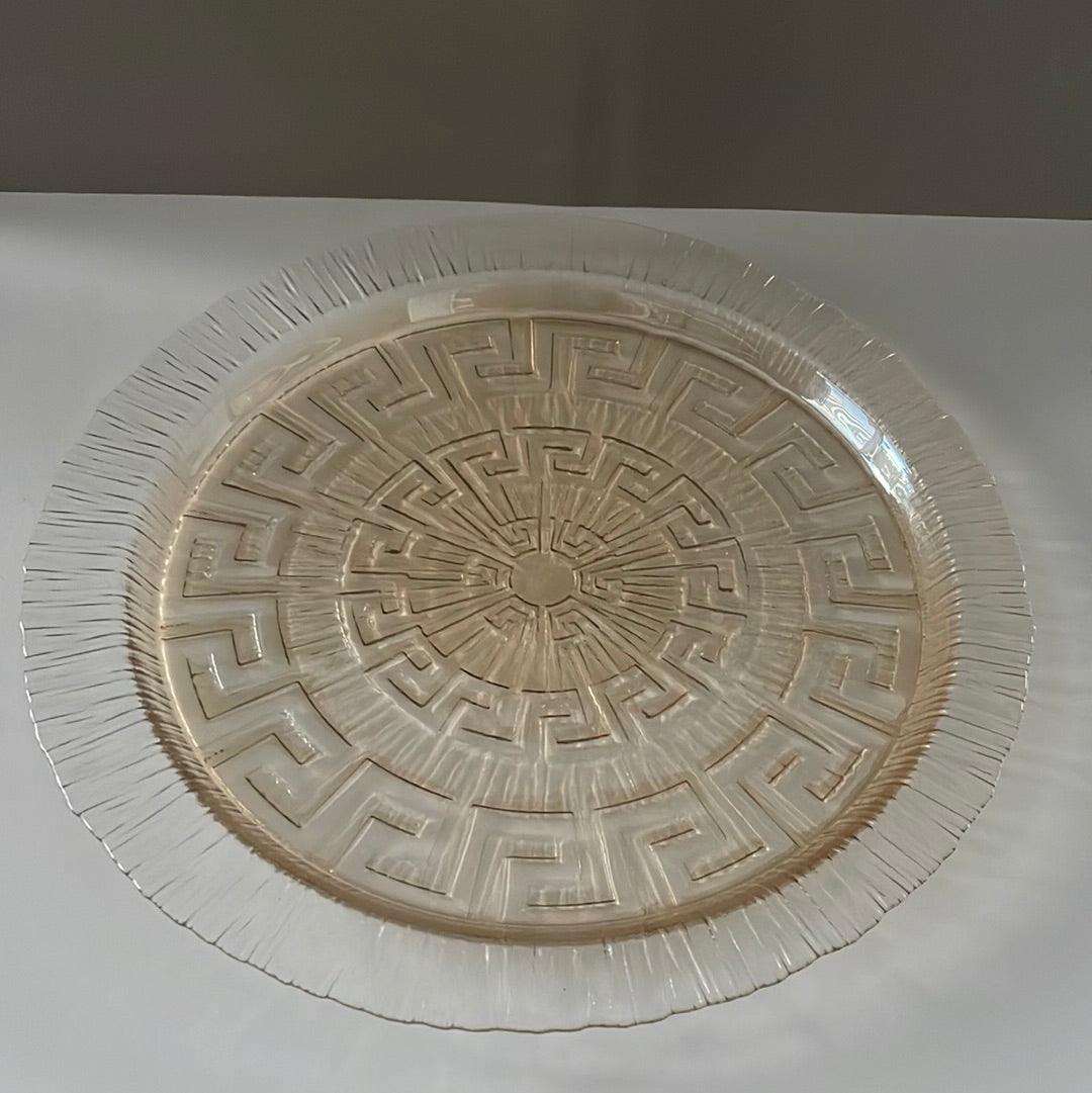 Platzteller / Kuchenplatte mit Muster (⌀ 34.5cm) - Namsalhome