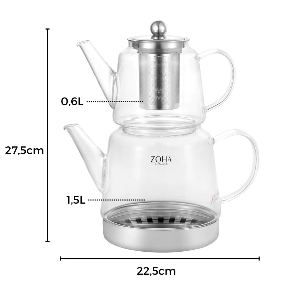 'Sera Teekanne' aus Glas Induktionsgeeignet - Namsalhome
