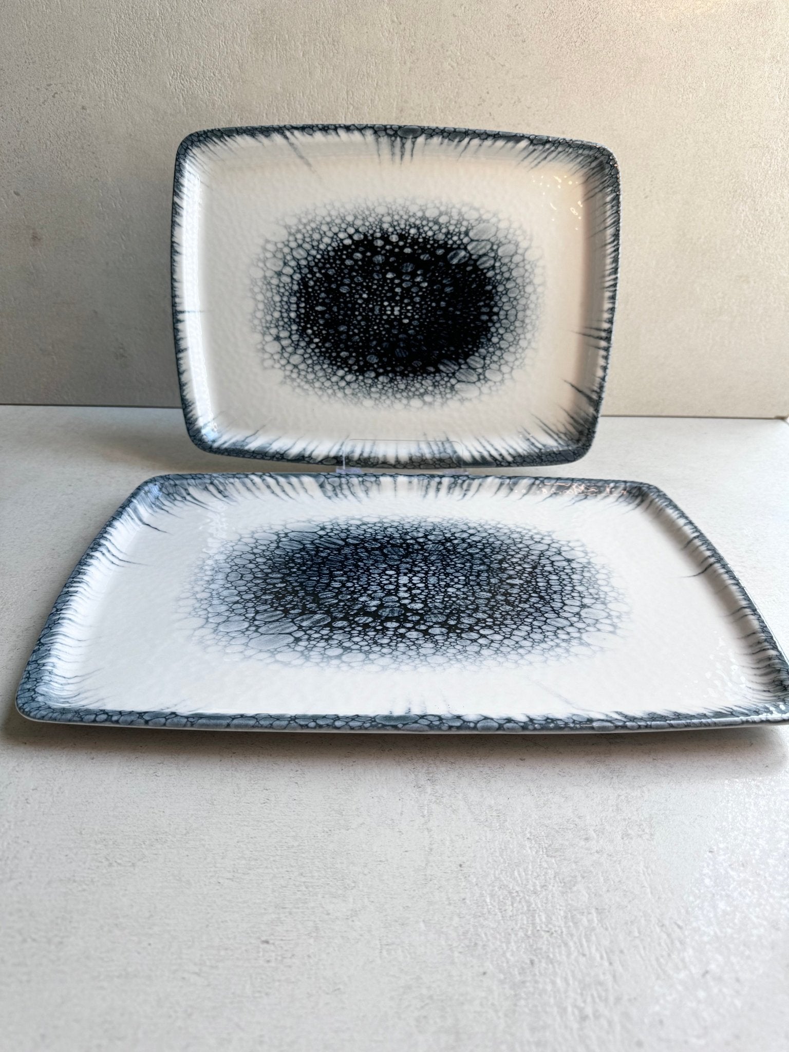 2er Set 'Bilboa Rechteck' Servierteller - Namsalhome