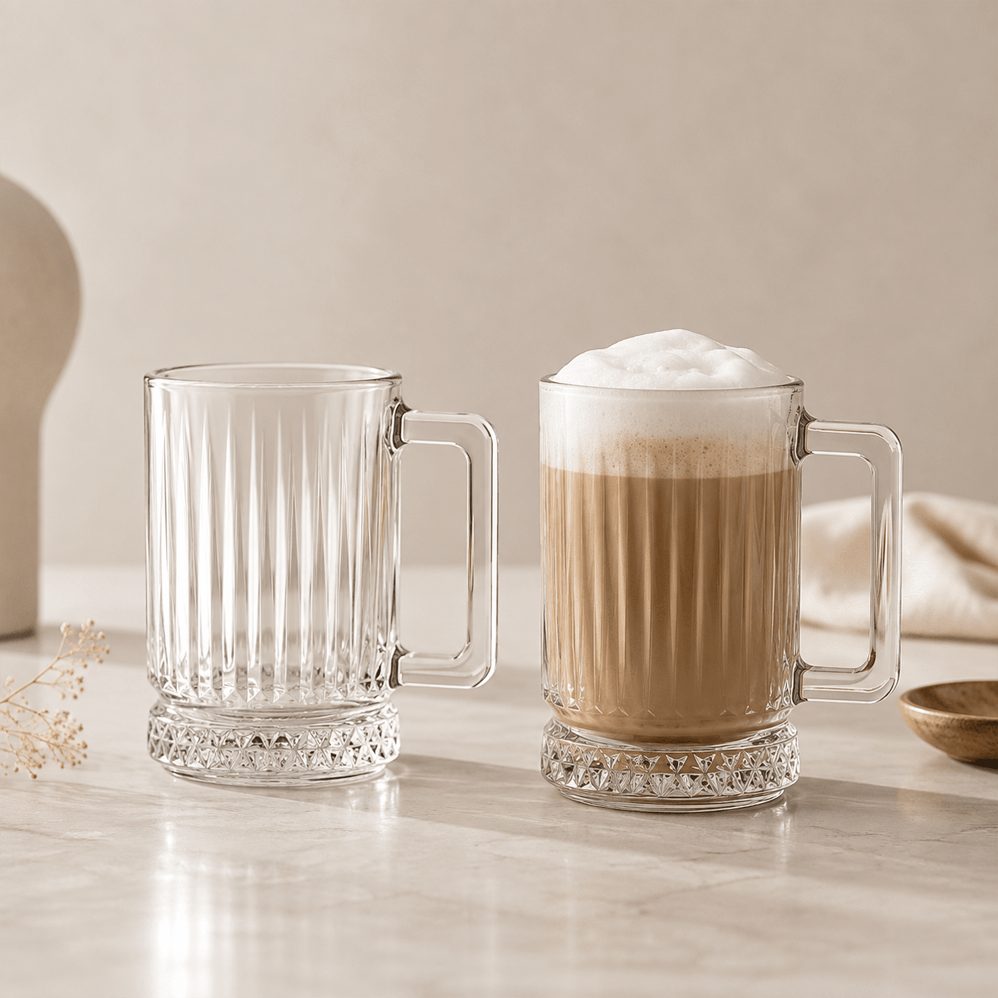 2er Set 'Elysia' Henkelglas (250ml) - Namsalhome