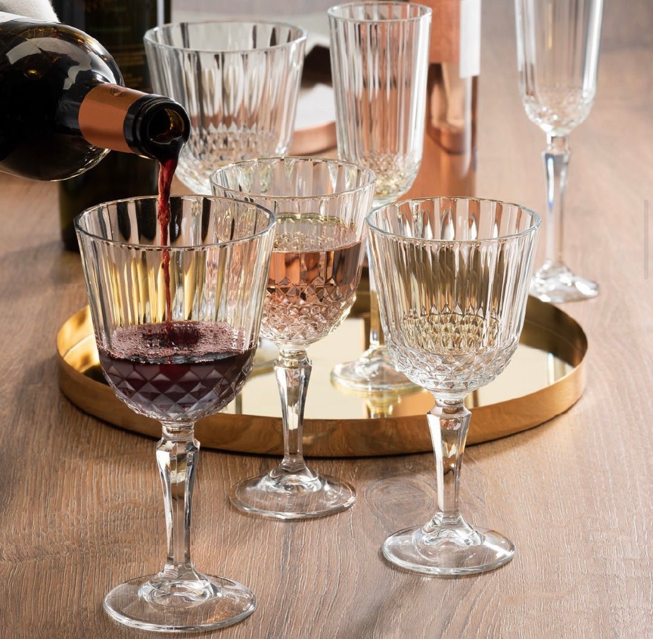 3er Set 'Diony' Trinkglas (230ml) - Namsalhome