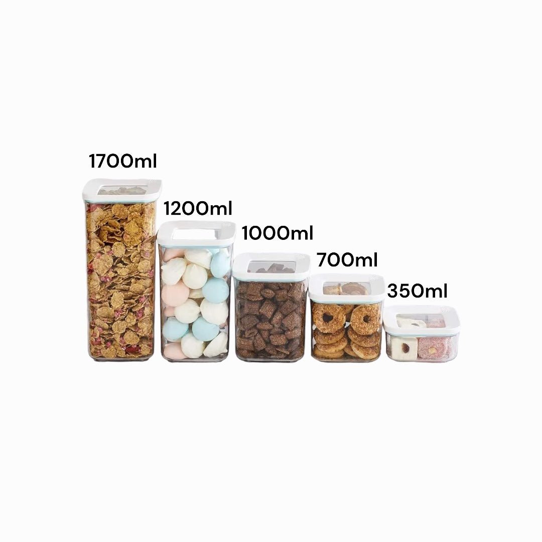 3er Set Quadratischer Vorratsbehälter (700ml) - Namsalhome