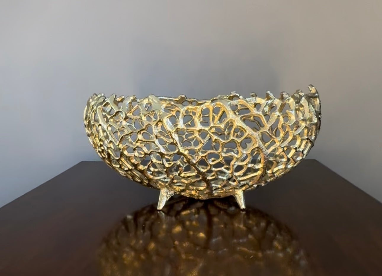 'Almeda Gondol' Gold - Dekoschale in 3 Größen - Namsalhome