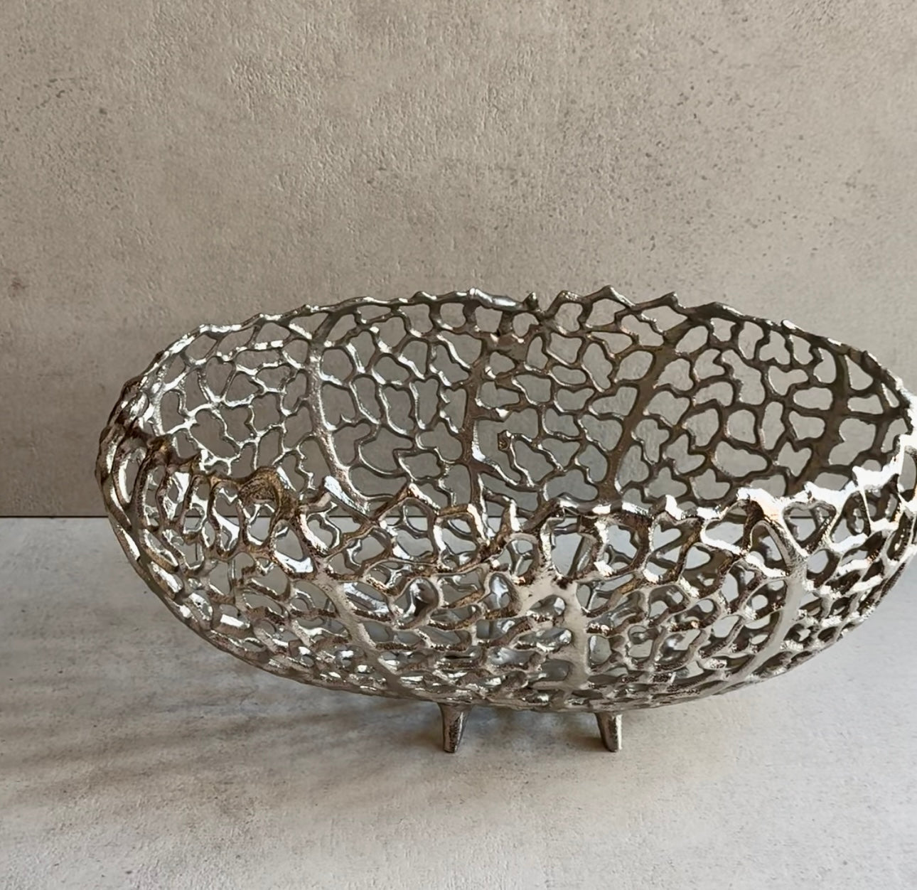 'Almeda Gondol' Silber - Dekoschale in 3 Größen - Namsalhome