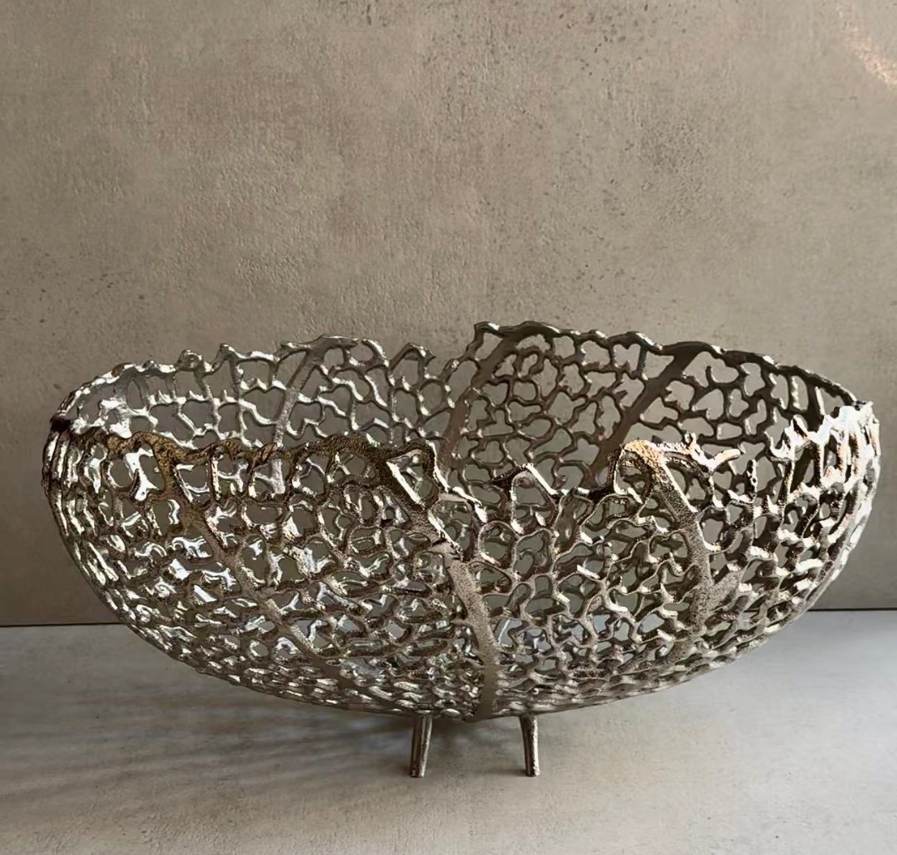 'Almeda Gondol' Silber - Dekoschale in 3 Größen - Namsalhome