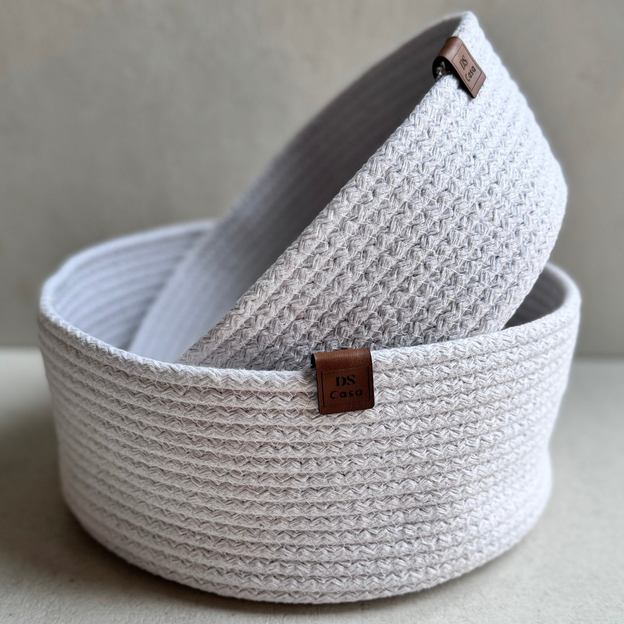 Brotkorb Weiss (2er Set) - Namsalhome