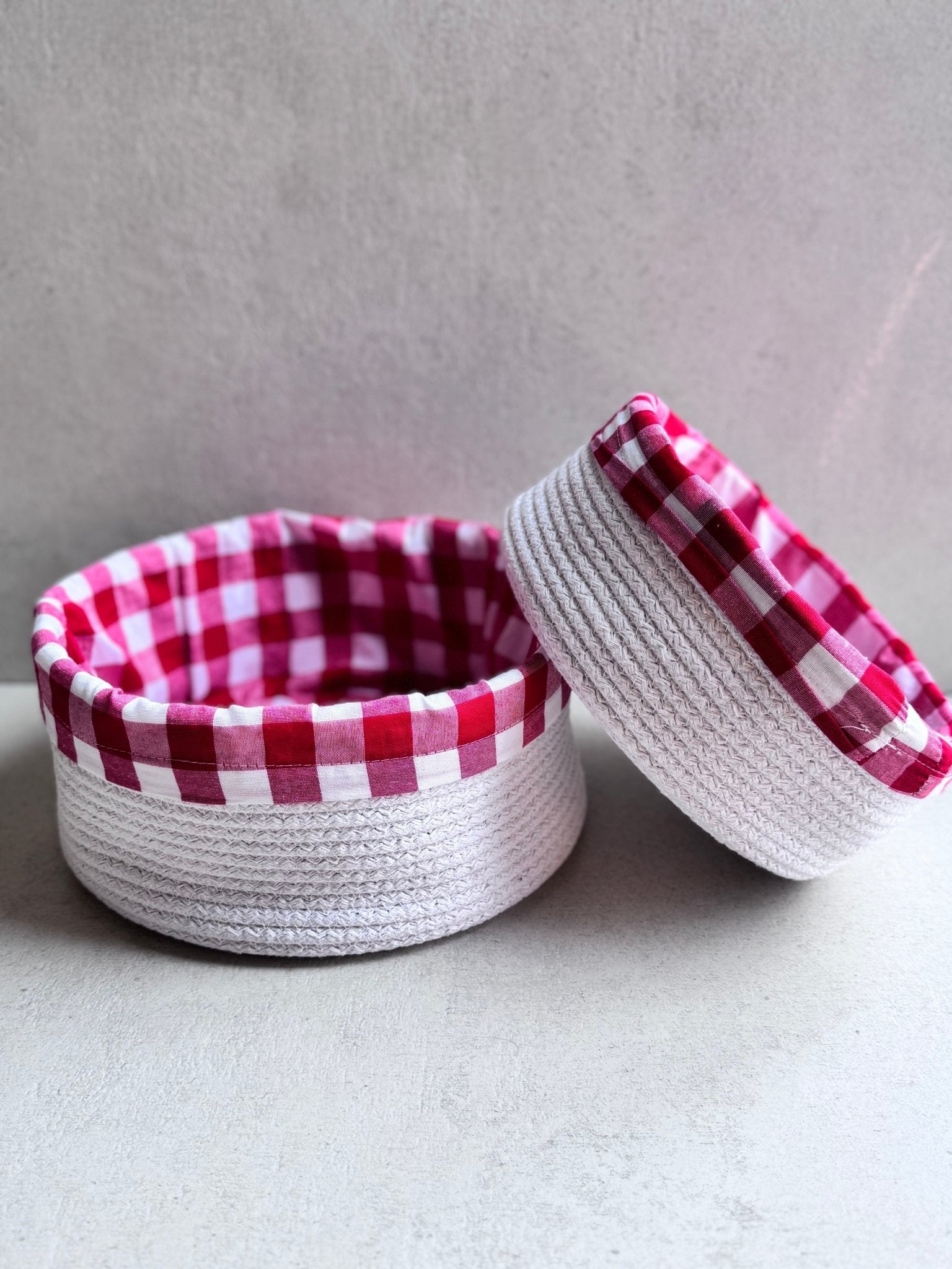 Brotkorb Weiss (2er Set) - Namsalhome