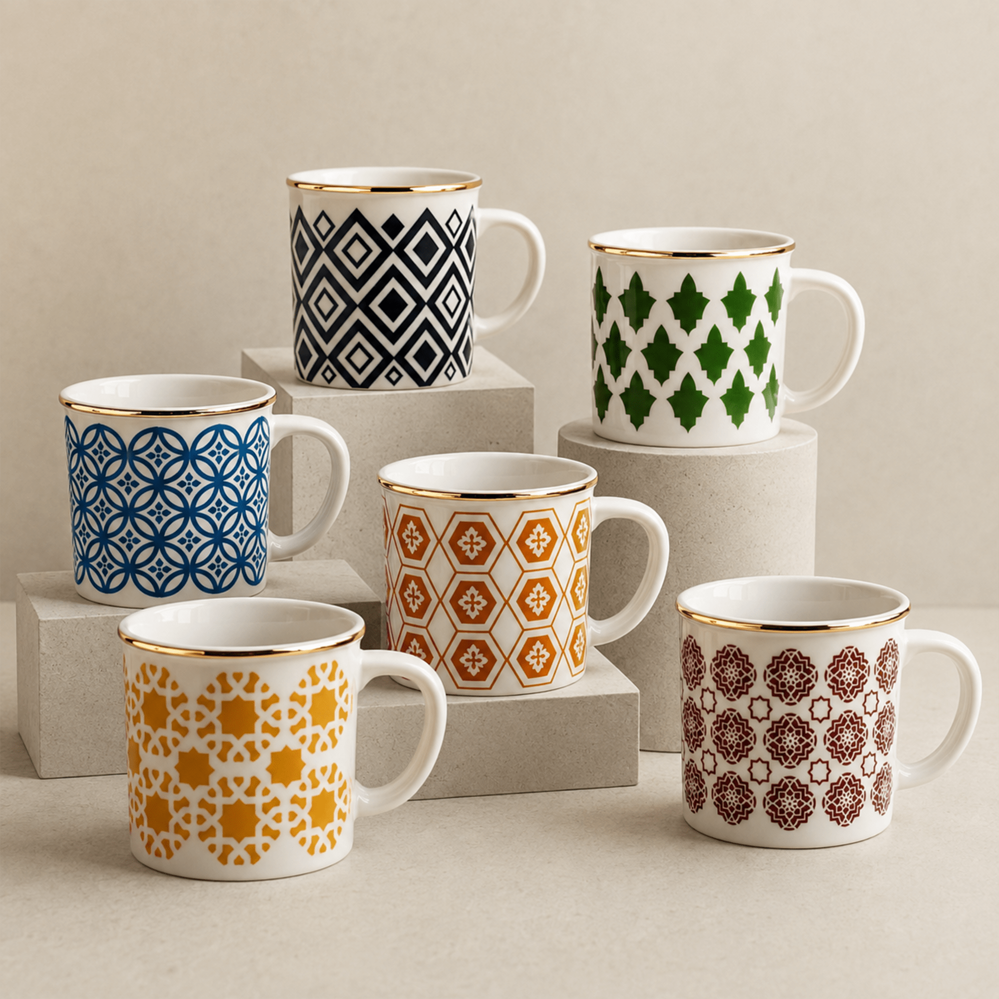 'Casablanca' Henkeltasse (in 6 Farben) - Namsalhome