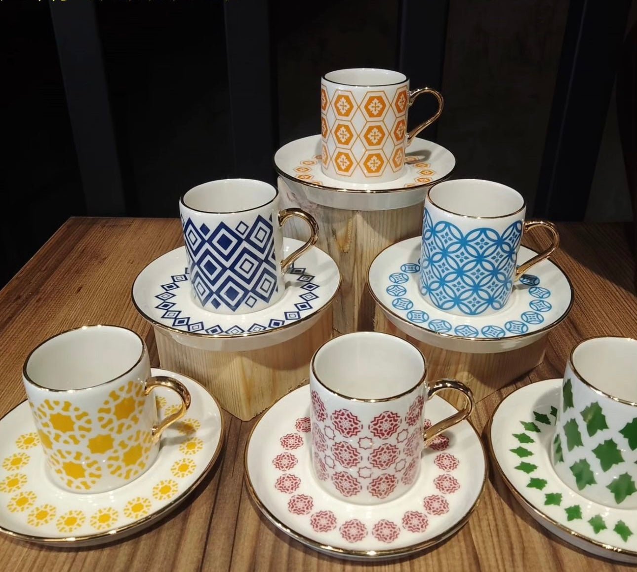 'Casablanca' Mokkatassen - Set 12tlg. für 6 Personen - Namsalhome