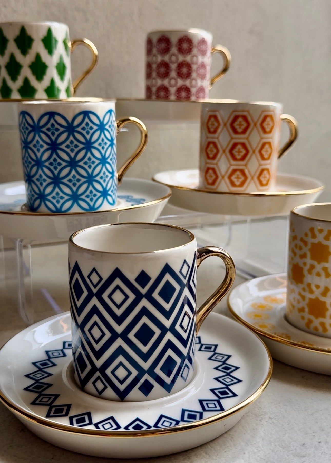 'Casablanca' Mokkatassen - Set 12tlg. für 6 Personen - Namsalhome