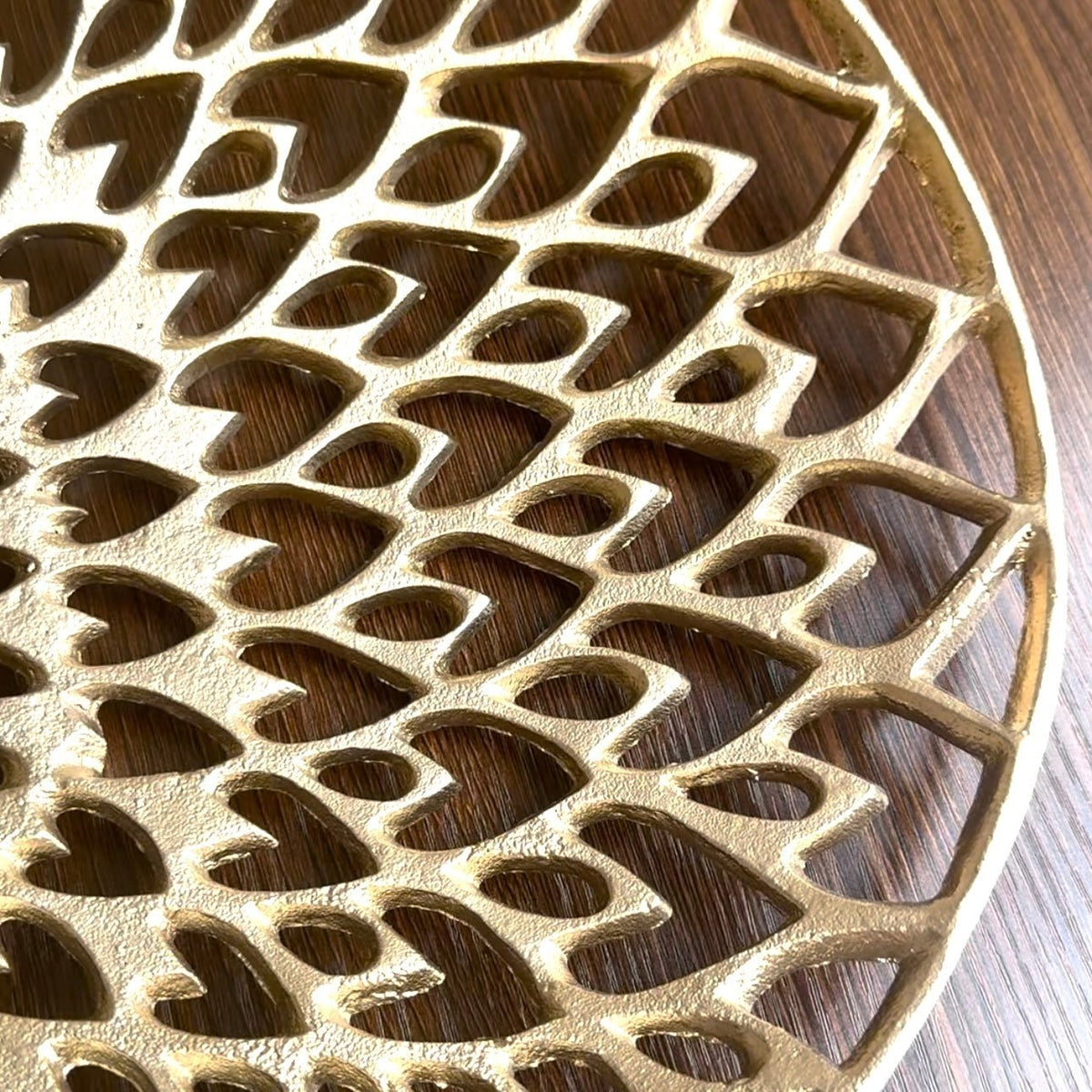 'Pfau' Gold-Dekoschale Oval in 3 Größen - Namsalhome