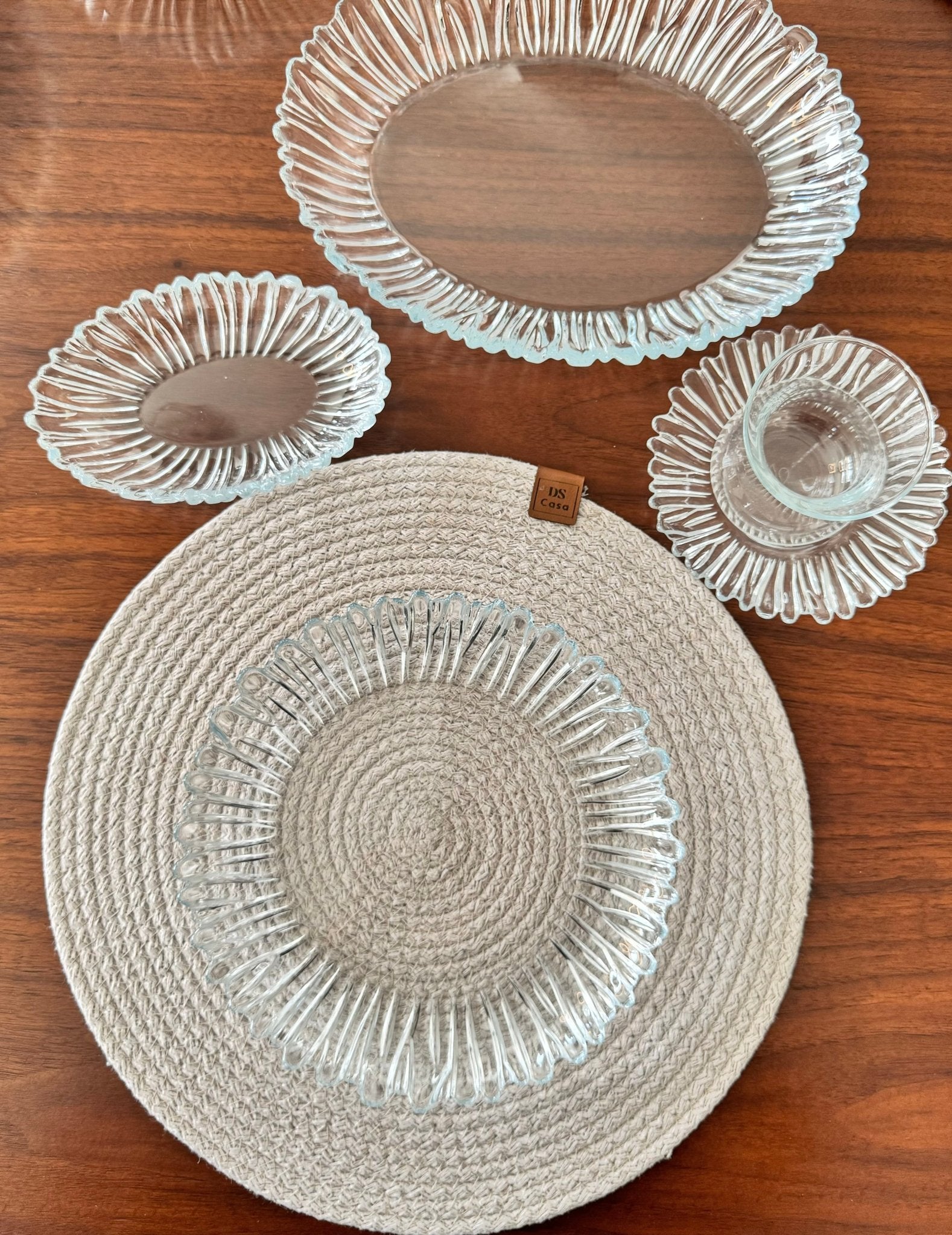 Platzset Beige (⌀32,5cm) - Namsalhome