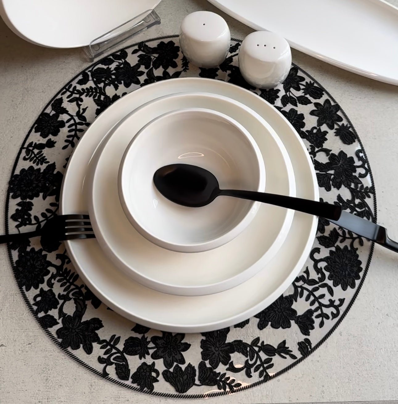 Platzset Kunststoff - 6er Set (⌀38cm) - Namsalhome