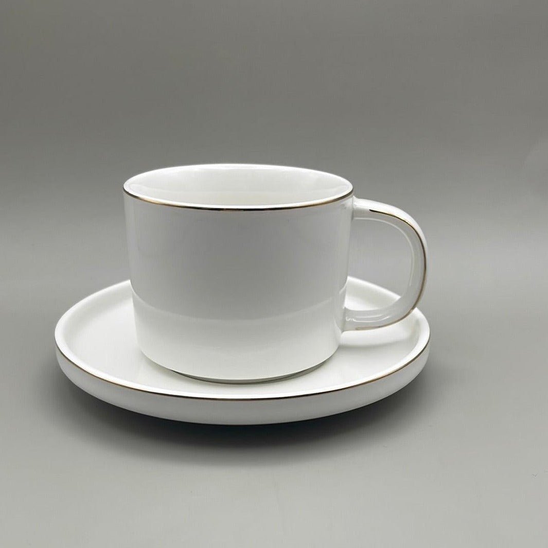'Serenova Gold' Kaffeetassen - Set 12tlg. für 6 Personen - Namsalhome