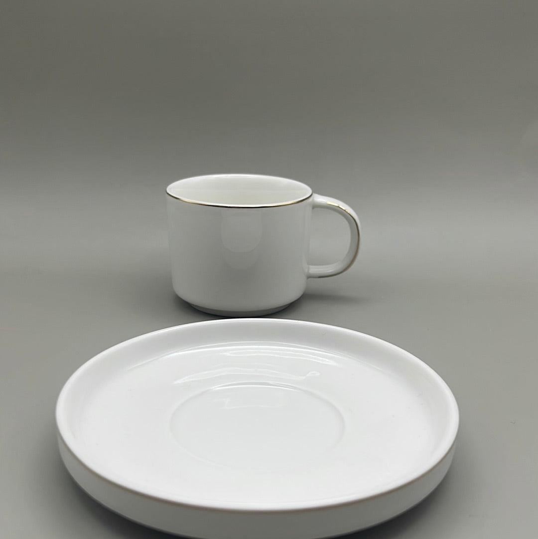 'Serenova Gold' Mokkatassen - Set 12tlg. für 6 Personen - Namsalhome